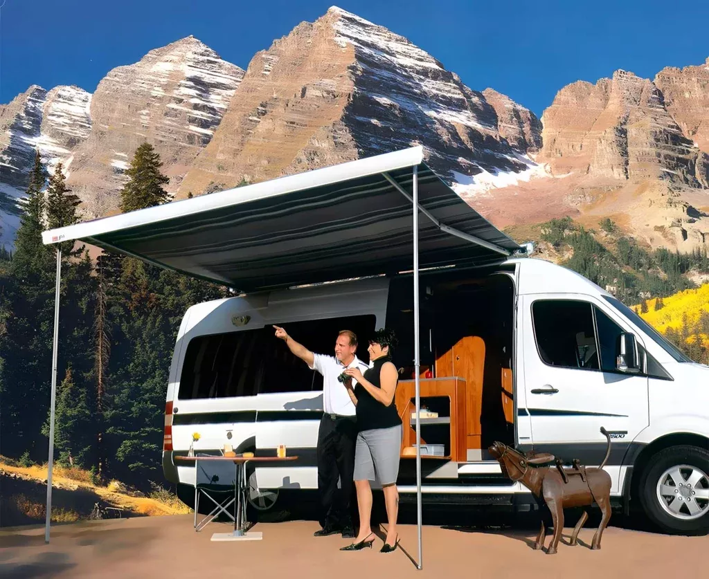Fiamma F80s Roof Mount Awning for Sprinter 2007-Current