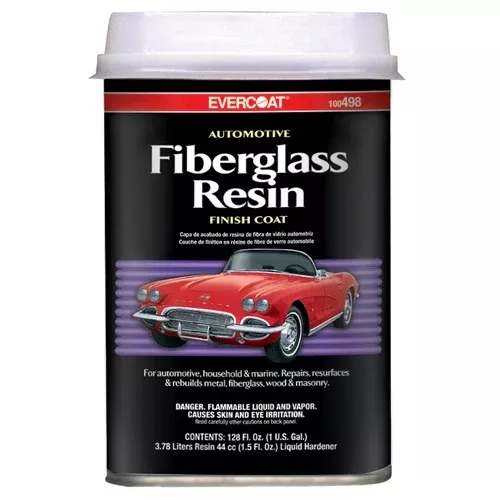 Fiberglass Resin Marine Automotive Repair Kit with Liquid Hardener