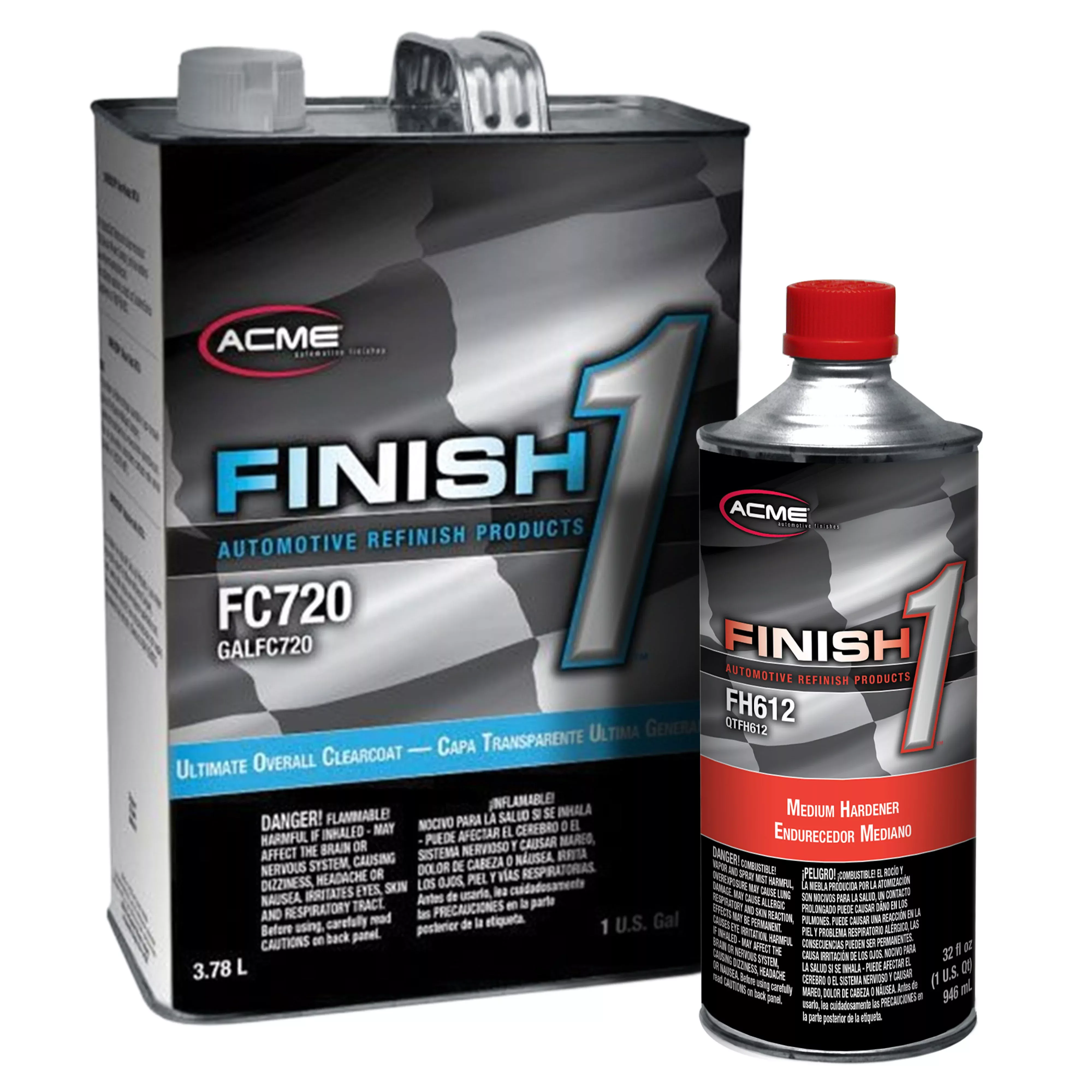 Finish 1 - Ultimate Overall Clearcoat with Medium Hardener - Gallon Kit