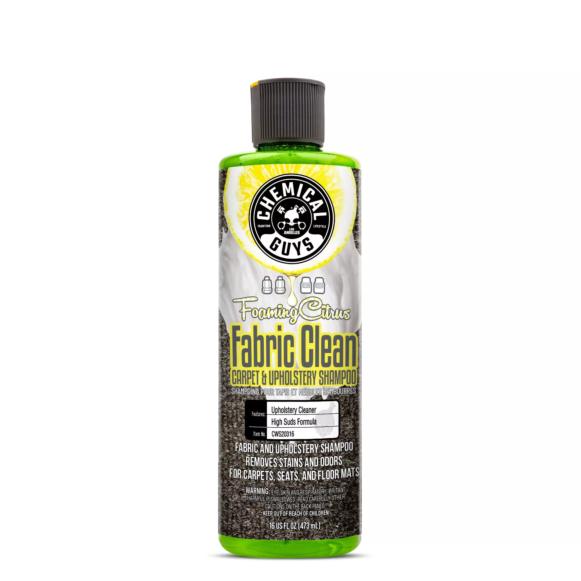 Foaming Citrus Fabric Clean Carpet & Upholstery Shampoo