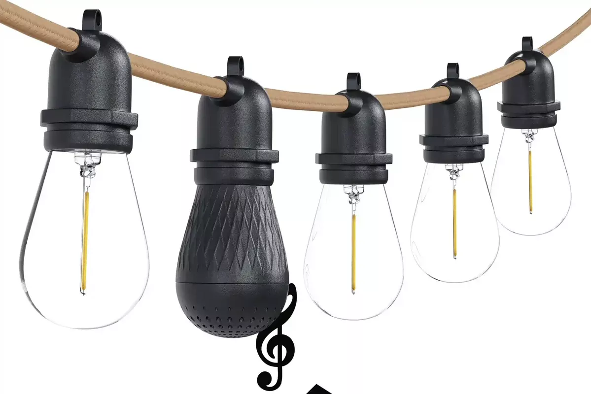 Freespirit Recreation Camping String Lights W/Speakers