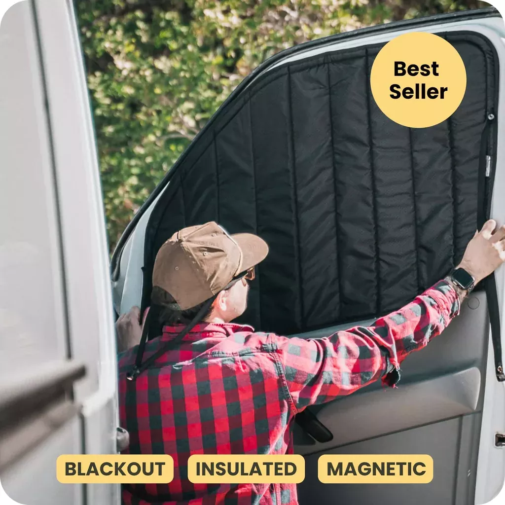 Front Cab Window Cover Set for Sprinter 2007-Current