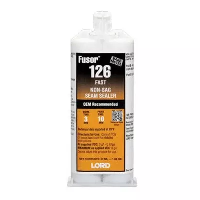 Fusor 126 Fast Non-Sag Seam Sealer, 1.7 oz White Paste Cartridge