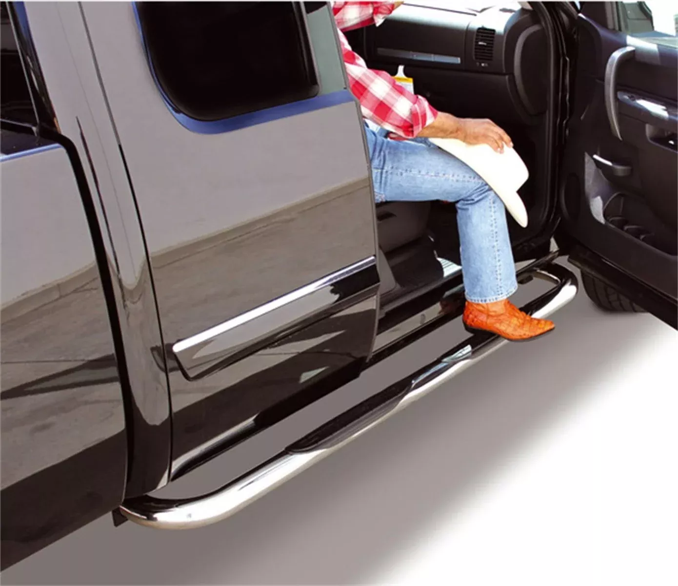 Go Rhino 4237C 4000 Series SideSteps - Cab Length