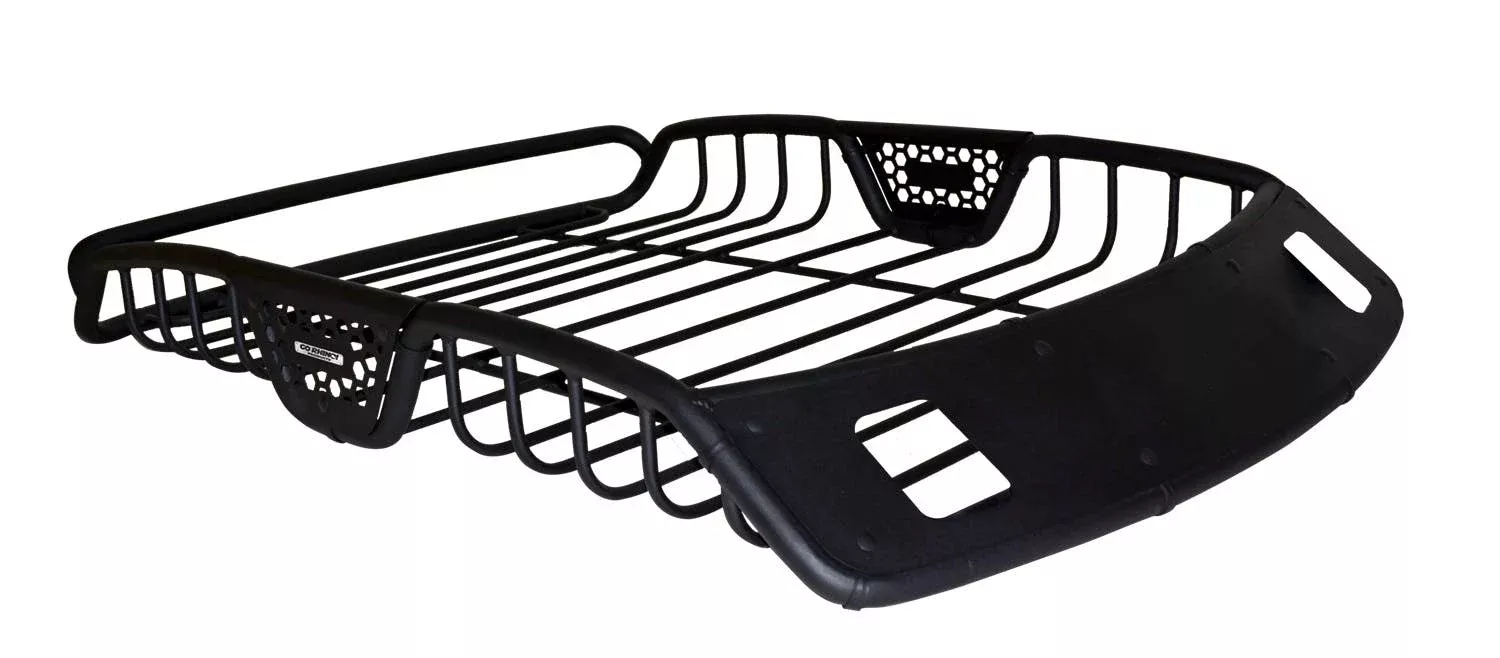 Go Rhino 59027T SR20 Tubular Steel Roof Rack with 2 Light Mounts