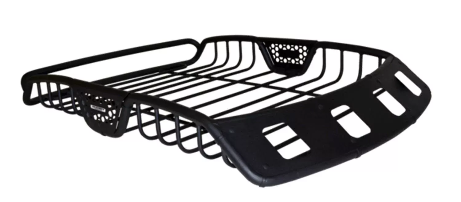 Go Rhino 59047T SR40 Tubular Steel Roof Rack with 4 Light Mounts