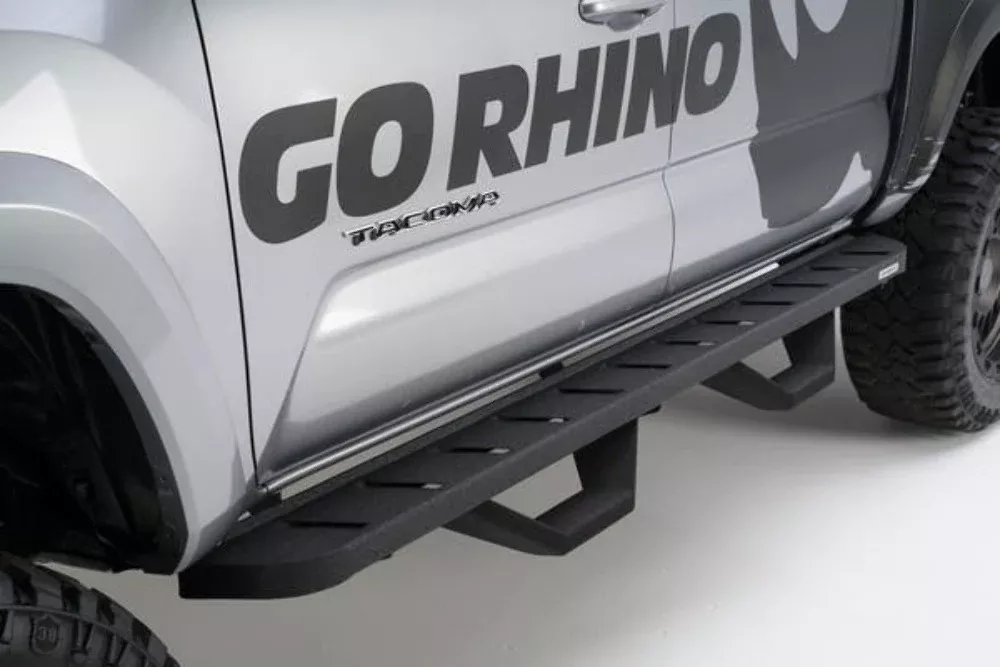 Go Rhino 6340428020PC RB10 Running board Complete Kit: Running board, Brackets + 2 pair RB10 Drop Step