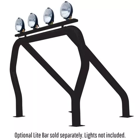 Go Rhino 9009560SSB RHINO! Bed Bar - Complete kit: Main bar + Kickers