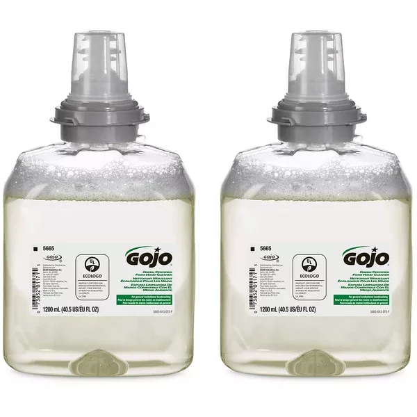 Gojo 5665-02 Mild Foam Hand Wash Fragrance Free (Pack of 2)