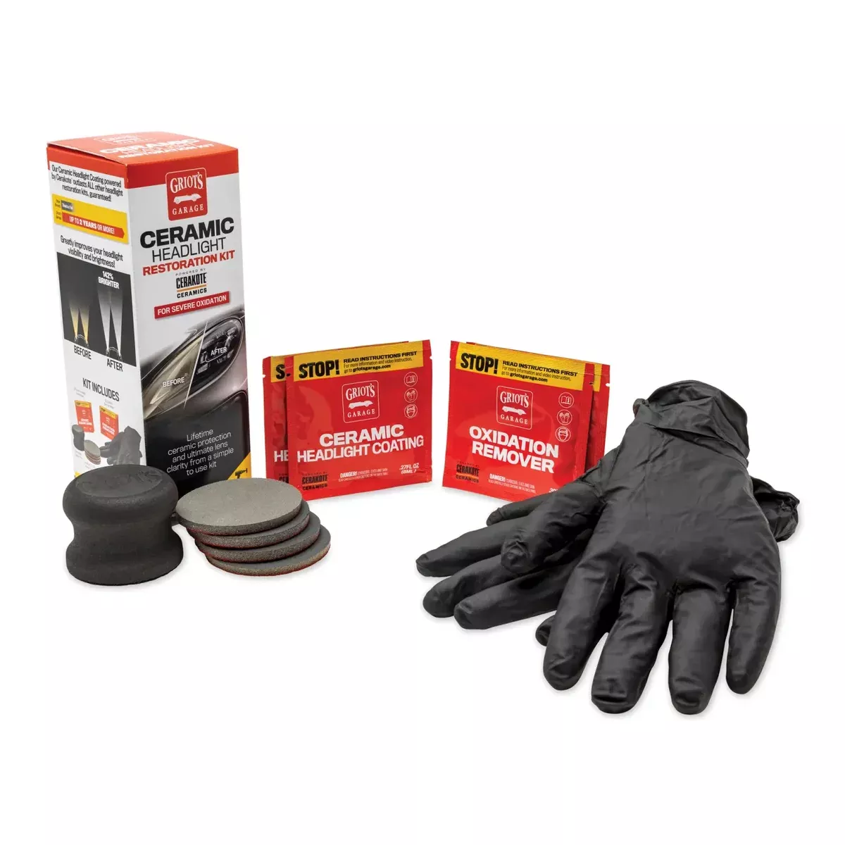 Griot's Garage Ceramic Headlight Restoration Kit - Severe