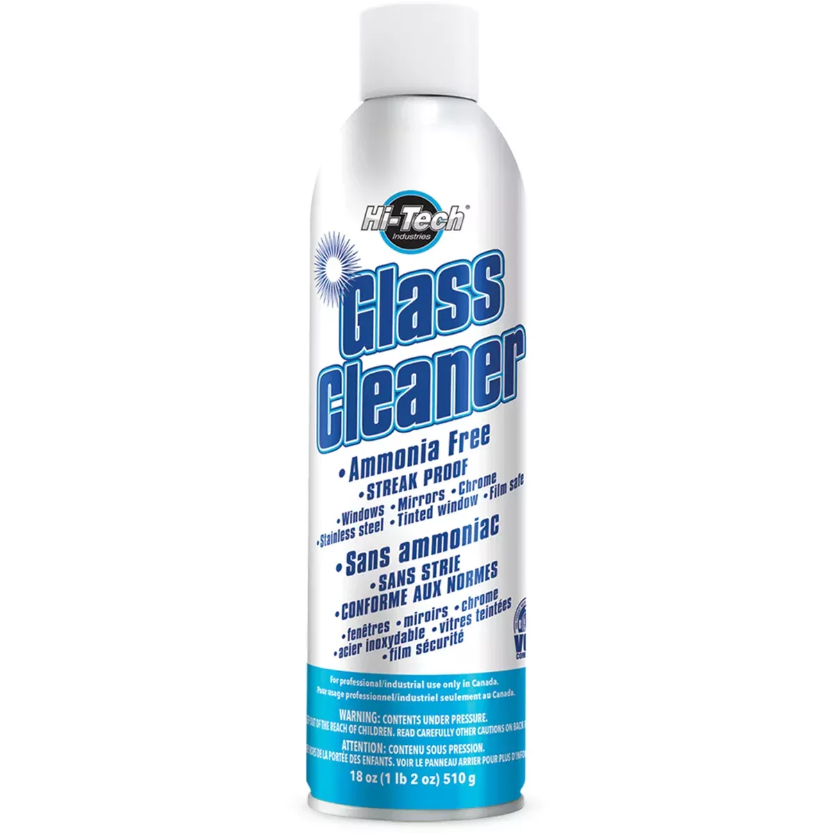 HI-TECH - Glass Cleaner 18oz