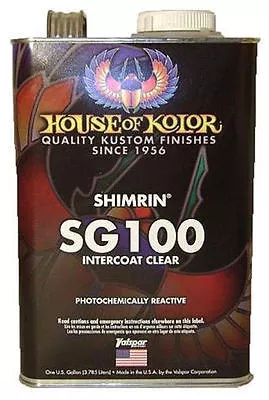 House of Kolor C2C SG100 Shimrin Intercoat Clear 1 Gallon