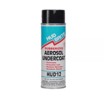 HUD BRITE Paintable Rubberized Undercoat Black 17.7oz