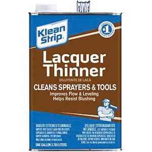 Klean-Strip QML170SC Lacquer Thinner 1 Quart Can Clear High-Solvency