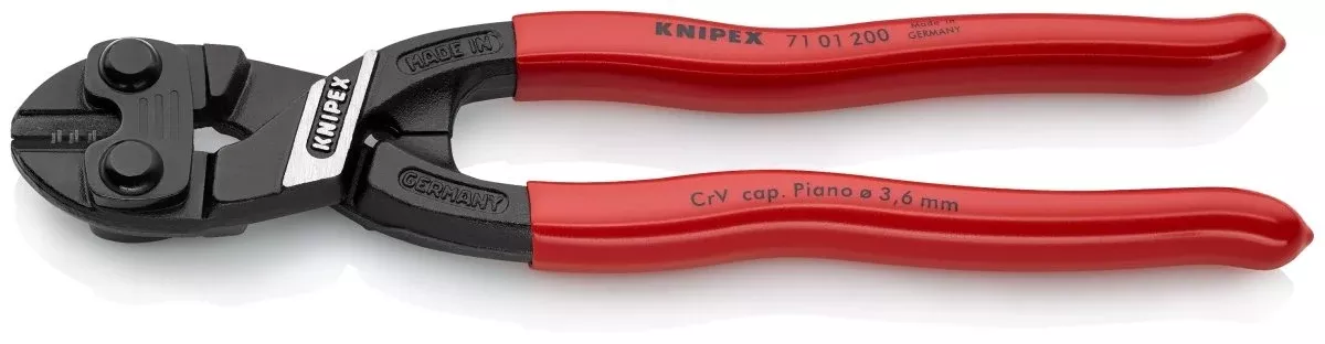 Knipex CoBalt High Leverage Bolt Cutters 8" 71 01 200