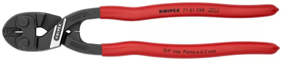 Knipex CoBalt XL High Leverage Compact Bolt Cutters 10" 71 31 250