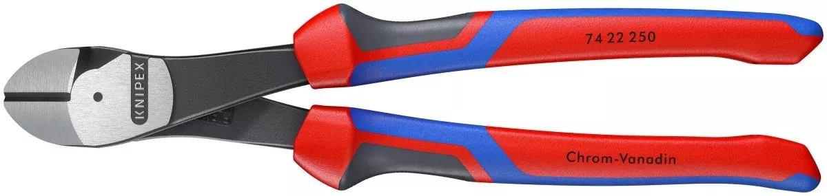 Knipex High Leverage Angled Diagonal Cutters 10" 74 22 250