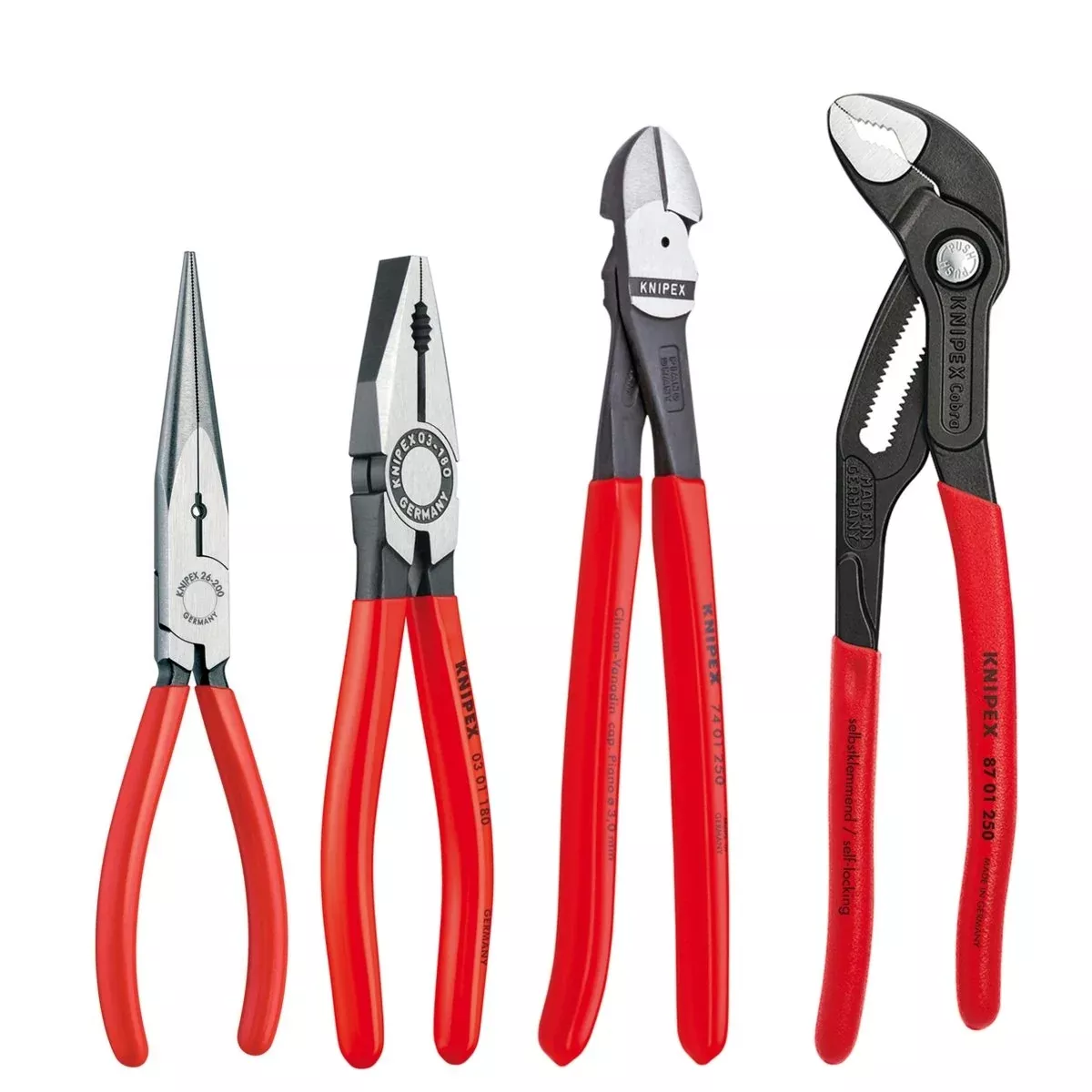 Knipex Pliers Set With Cobra Pliers 4 Piece 9K 00 80 94 US