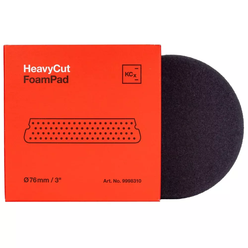 Koch-Chemie Heavy Cut Foam Pad - 3 inch - Red