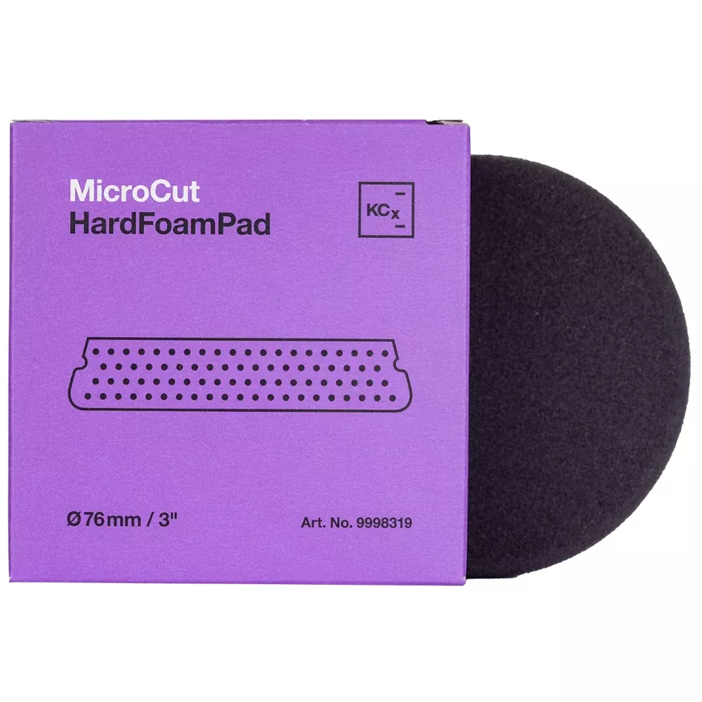 Koch-Chemie Micro Cut Hard Foam Pad - 3 inch - Purple
