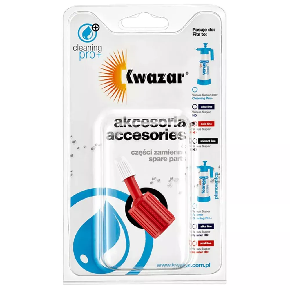Kwazar Venus Pro+ Nozzle Assembly - Acid Nozzle - Red