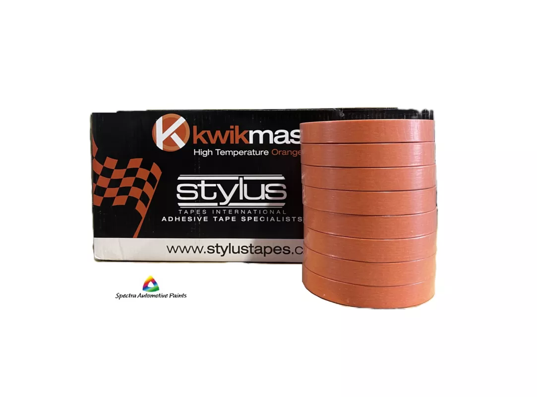 Kwikmask 480 Orange High Temperature Masking Tape 18mm x 50m (3/4″) – Pack of 8