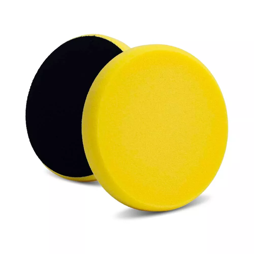 Lake Country Smooth Cutback DA Foam Cutting Pad - 5.5 inch - Yellow