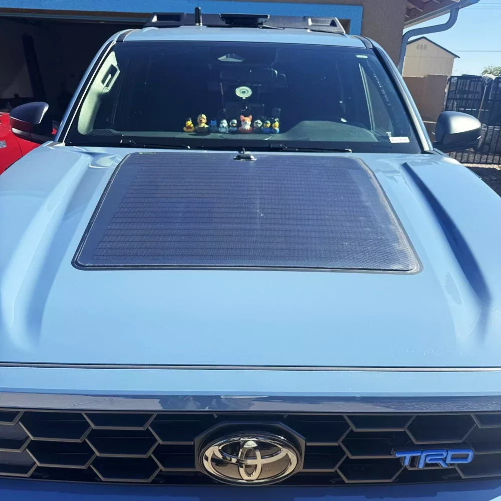 LensunSolar 100W Hood Flexible Solar Panel For 4Runner (2025-Current)