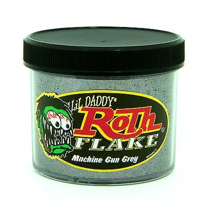 Lil' Daddy Roth Metal Flake Standard Series Machine Gun Grey 2oz