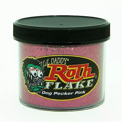 Lil' Daddy Roth Metal Flake Standard SeriesDog Pecker Pink 2oz