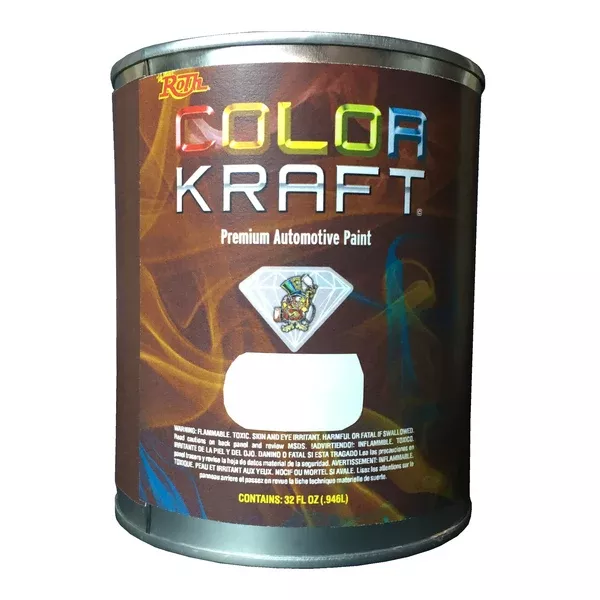 Lil' Daddy Roth White Basecoat Avalanche White Color Kraft Quart