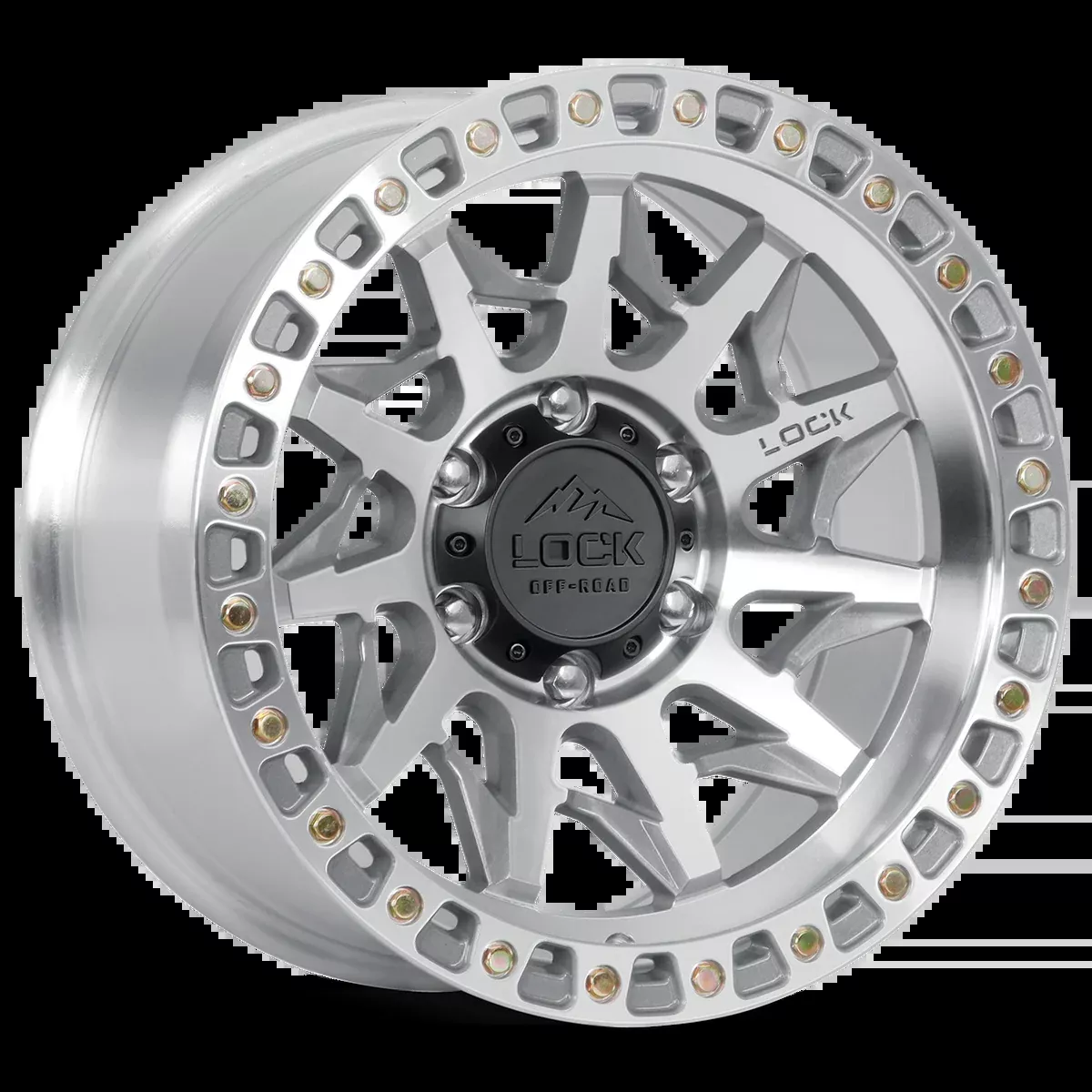 Lock Off-Road Wheels Lunatic Machine Face Polish
