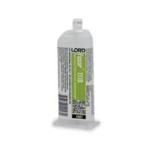 LORD Fusor 111B 2-Part Fast Bonding Adhesive, Green, 1.7 oz Cartridge Paste