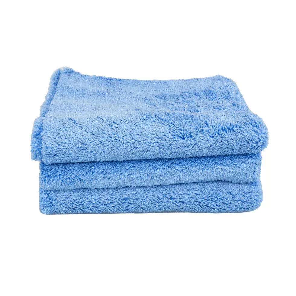 Maxshine 500GSM 16"x24" Crazy Microfiber Fluffy Edgeless Microfiber Cleaning Towel [Pack of 3]