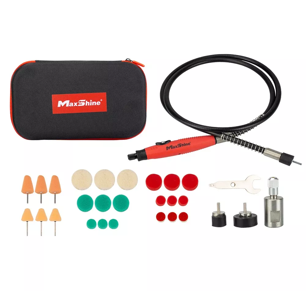 MaxShine Mini Rotary Polishing Tool - Complete System Kit