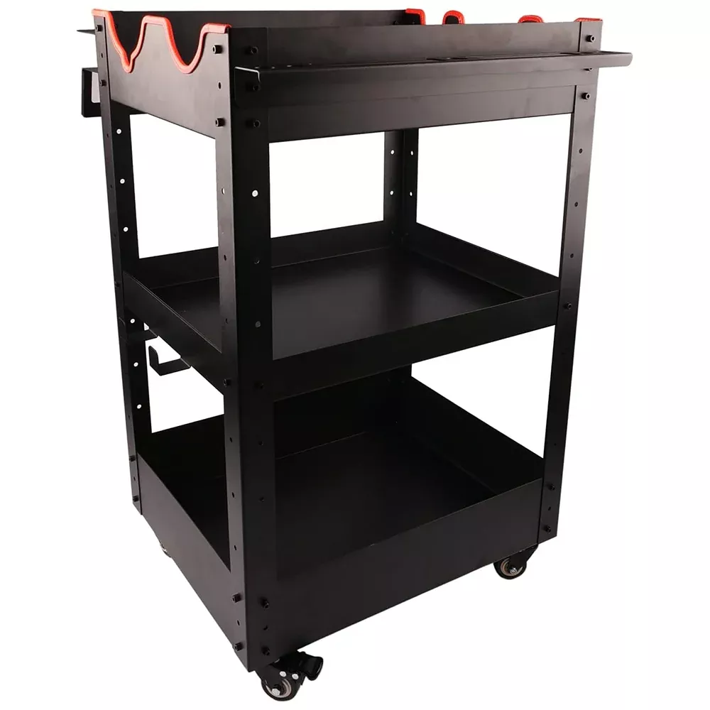 MaxShine Premium Rolling Detailing Cart - Coated Steel