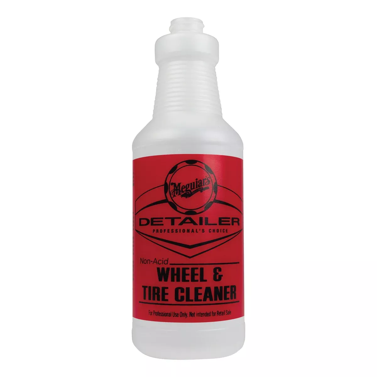 Meguiar's D20143 Pre-Labeled 32 oz Bottle for Non-Acid Wheel & Tire Cleaner