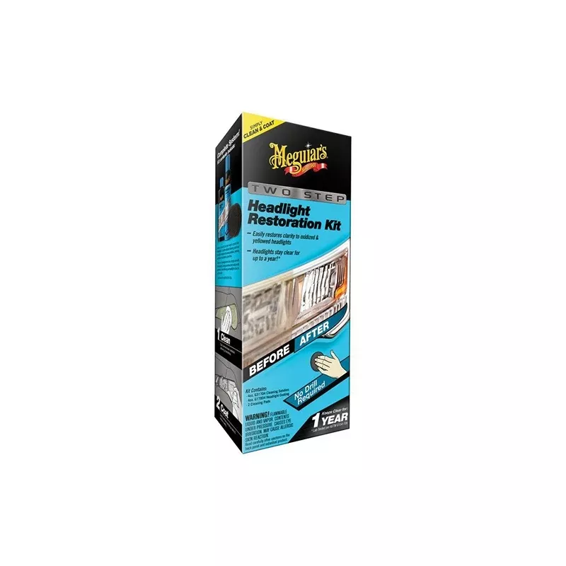 Meguiar's G2970 Two-Step Headlight Restoration Kit - Lime, 28.8% VOC