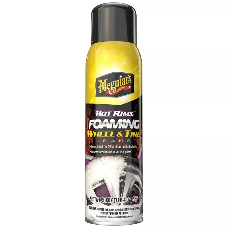 Meguiar's Hot Rims Foaming Wheel & Tire Cleaner - 20 oz