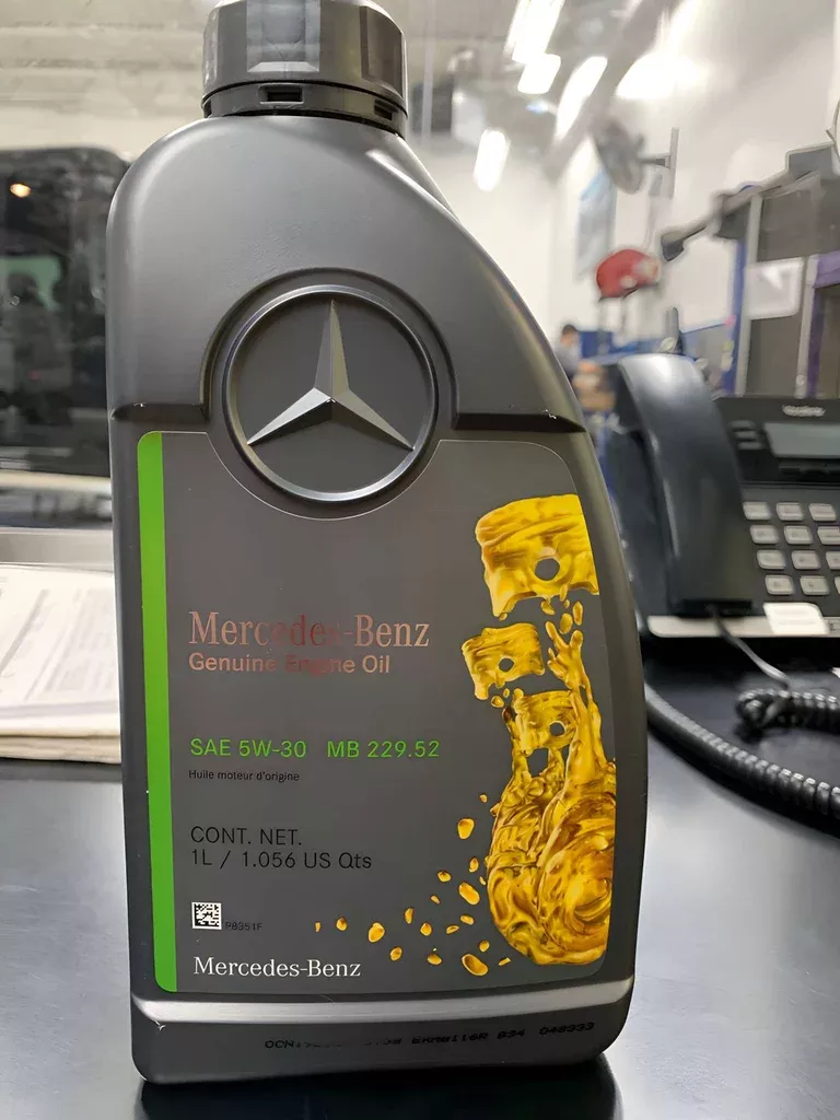 Mercedes Benz 5W30 Synthetic Oil 229.52 for Sprinter Diesel Engines