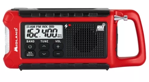 Midland E+Ready Compact Emergency Crank WX Radio ER50