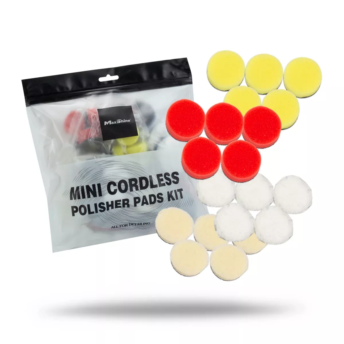 Mini Cordless Polishing Pads Kit