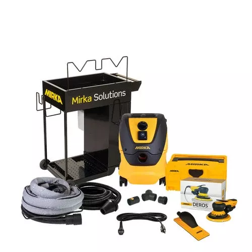 Mirka 6" Dust-Free Cart System Electric Sander Kit