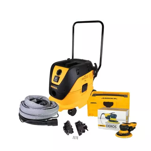 Mirka 6" Dust-Free Handle System Electric Sander Kit