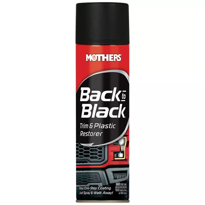 Mothers Back-to-Black Trim & Plastic Restorer - Aerosol - 10 oz