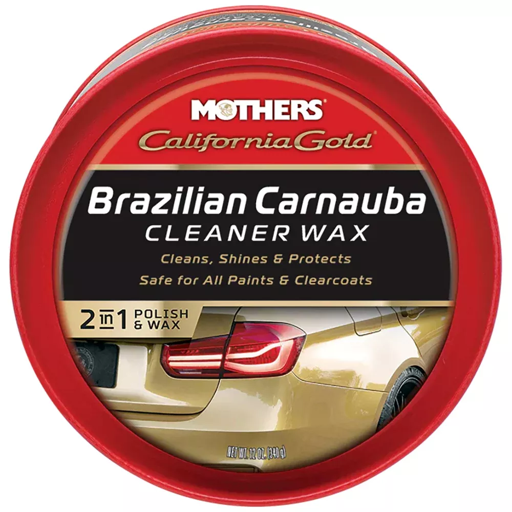 Mothers California Gold Brazilian Carnauba Cleaner Wax - 12 oz Paste