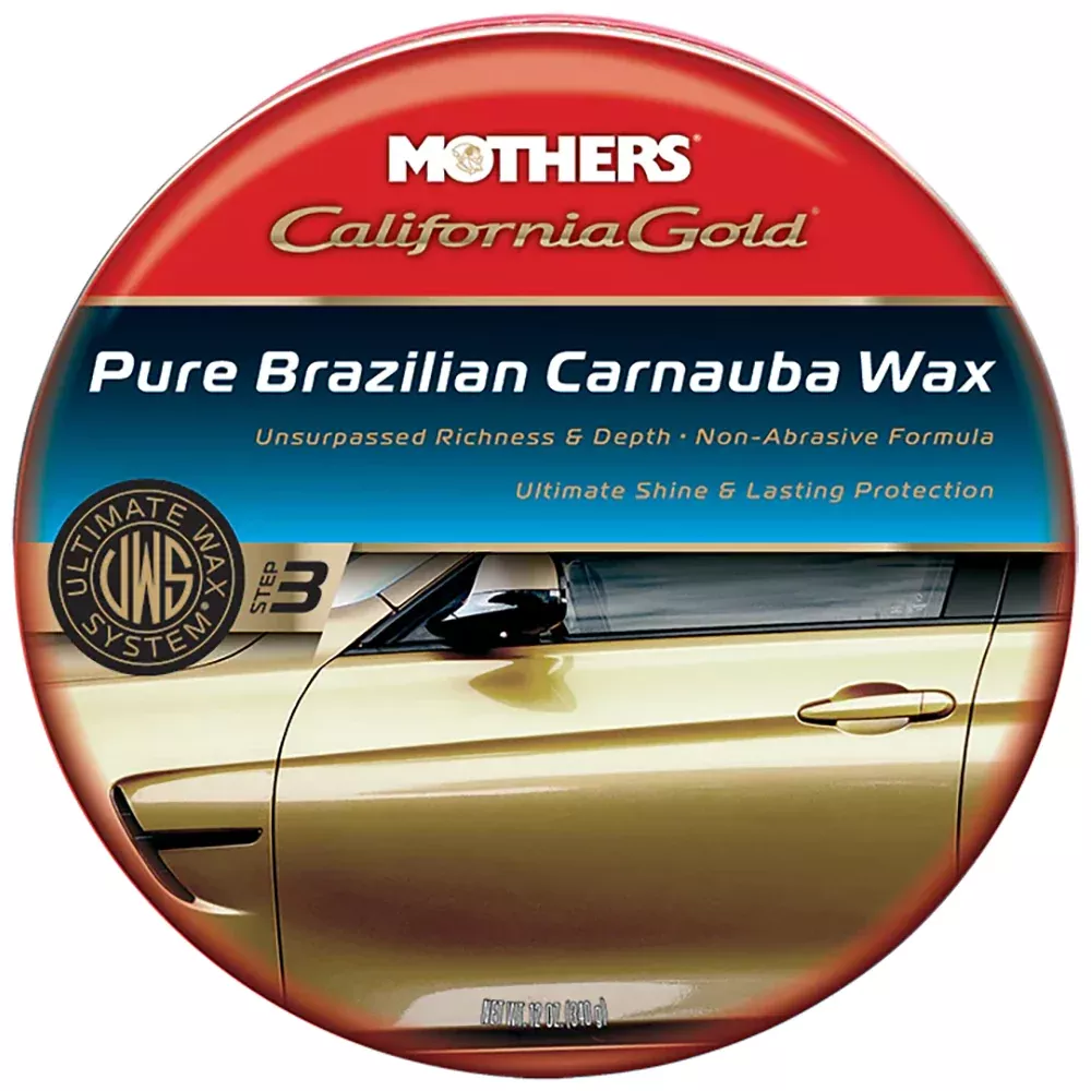 Mothers California Gold Pure Brazilian Carnauba Wax - 12 oz Paste
