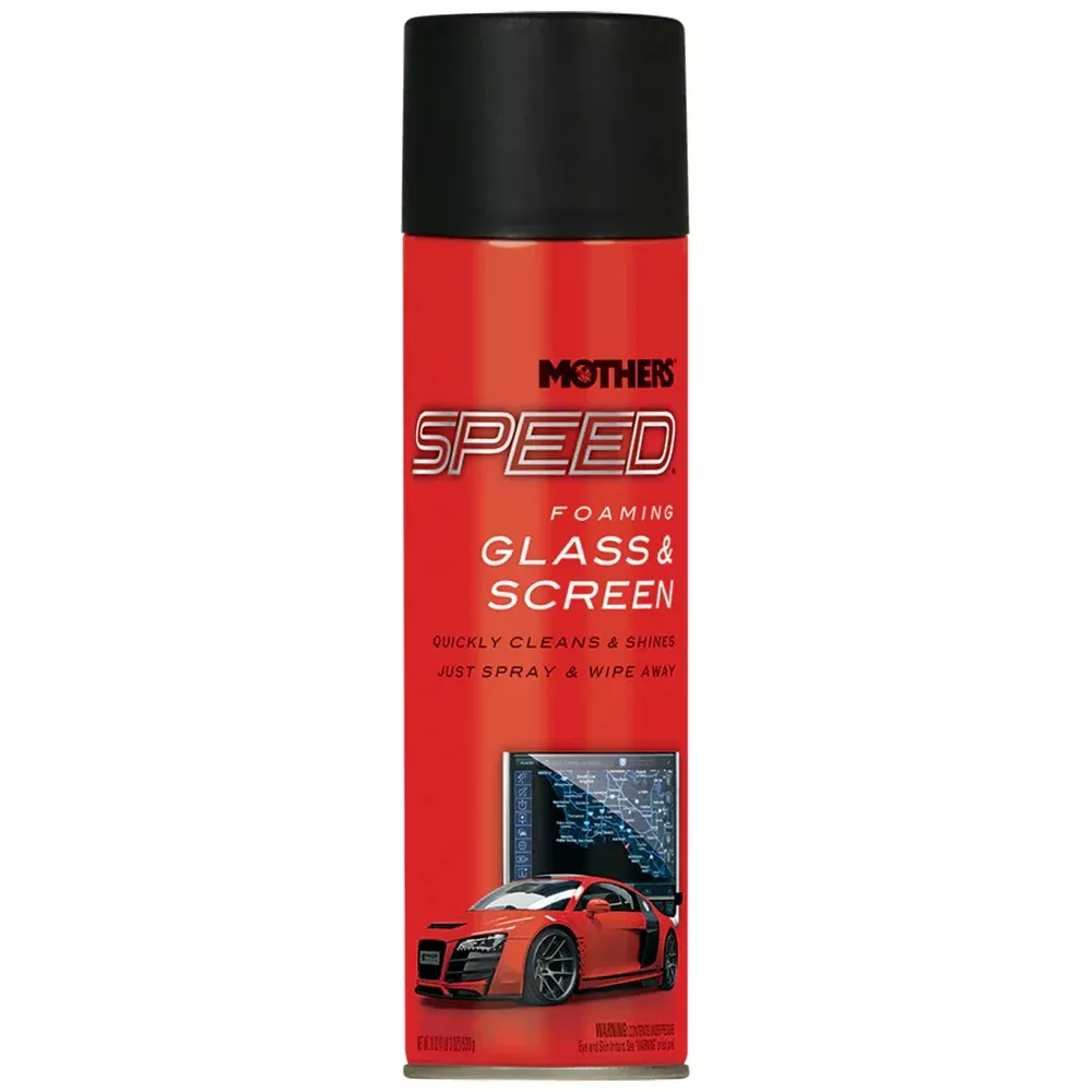 Mothers Speed Foaming Glass & Screen Cleaner - 19 oz