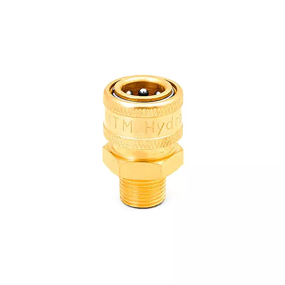 MTM Hydro Brass QC Coupler - 3/8" MPT