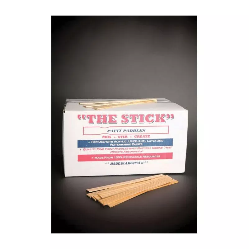 National Oak STICKS 12 in Pine Straight Stick, wood paint paddle